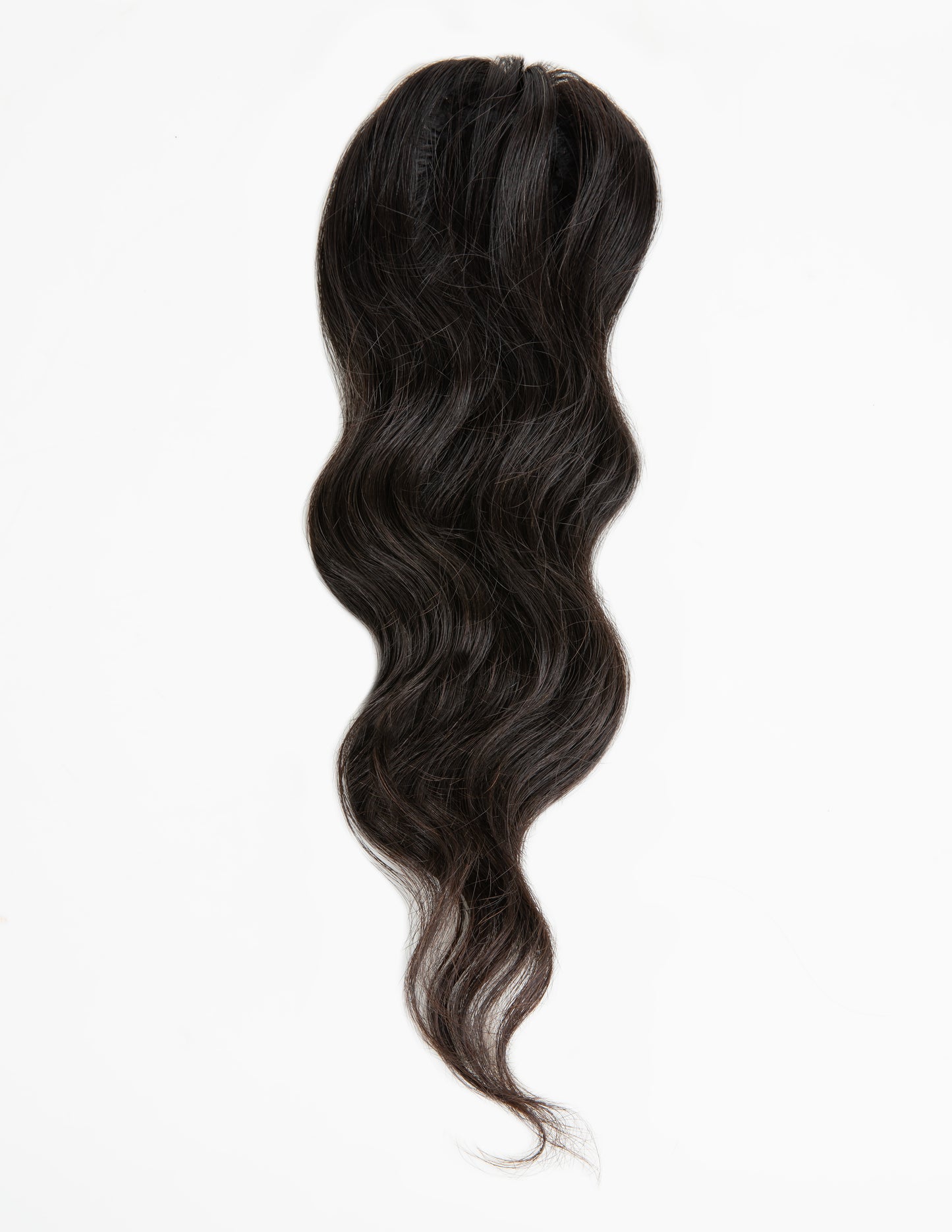 1 Clip Hair Patch Natural Black - NEW