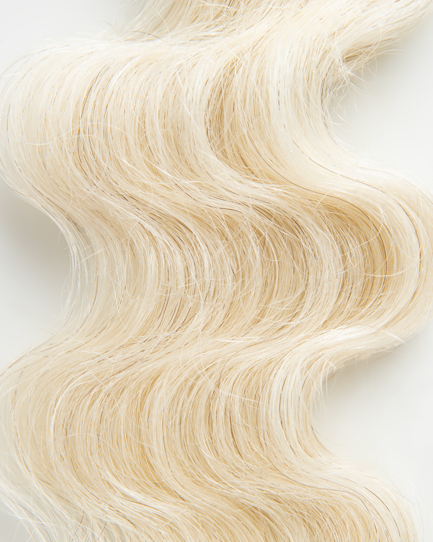 1 Clip Hair Patch All White NEW