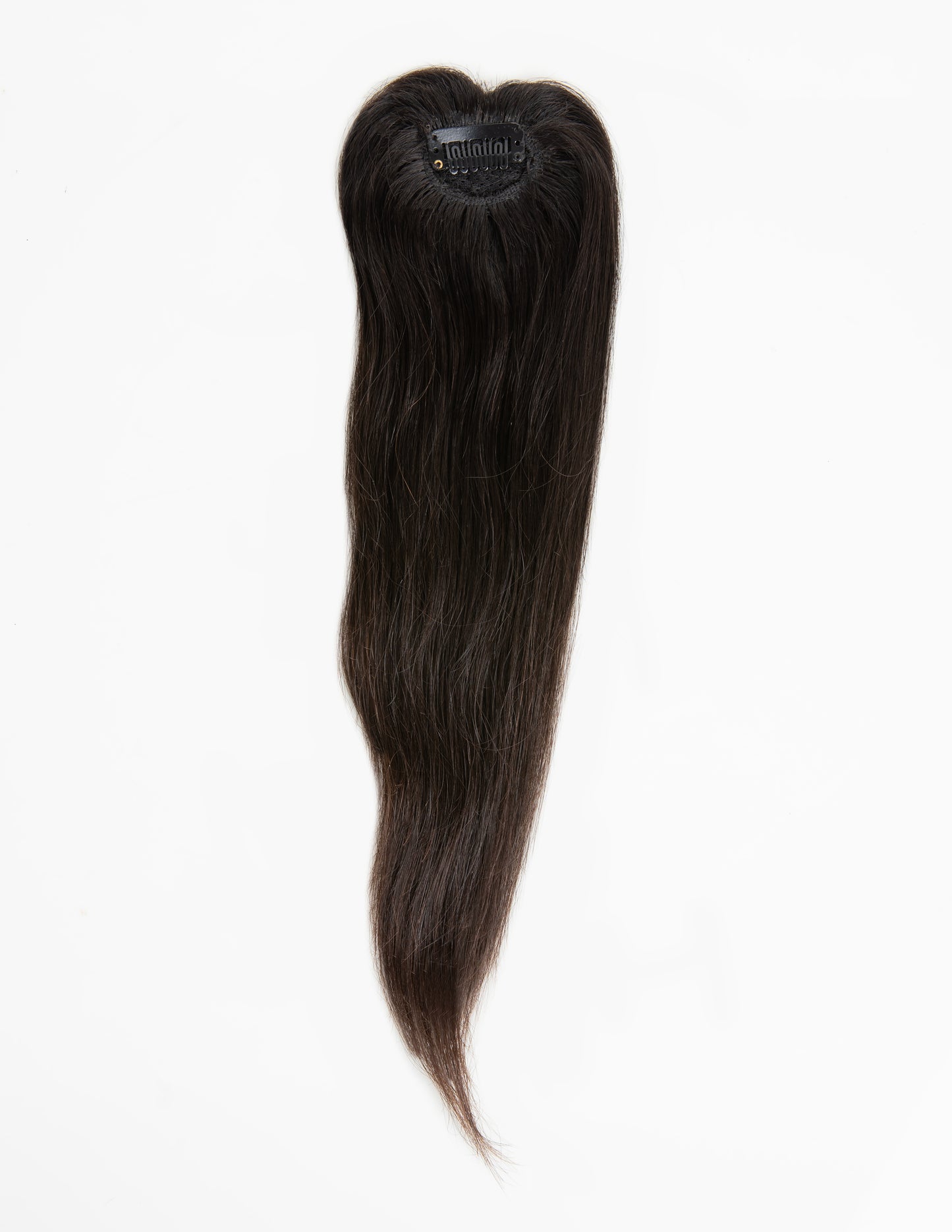 1 Clip Hair Patch Natural Brown NEW