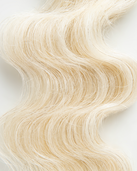 1 Clip Hair Patch All White