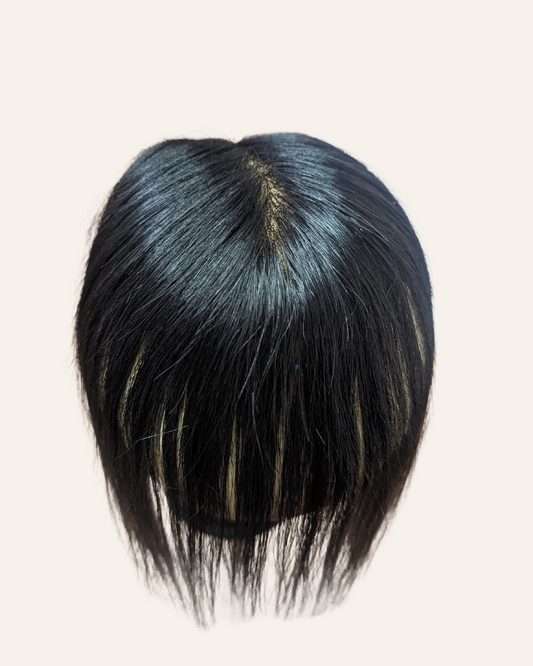 Hair Topper 3x5 Natural Black