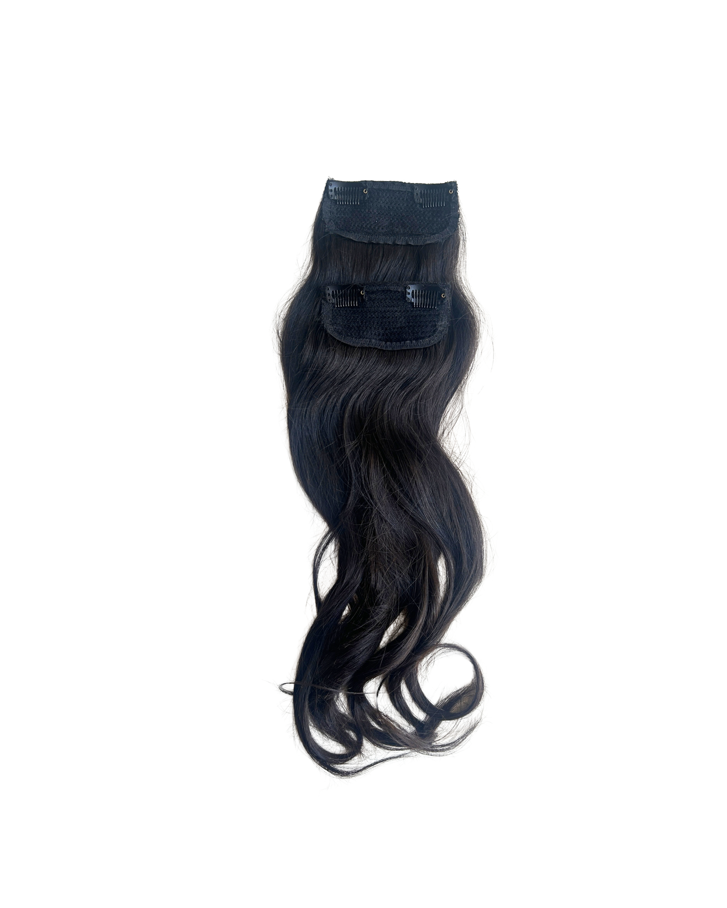 Bridal Half Halo Volumiser Natural Black For Braids, Ponytail & Open Hairstyles
