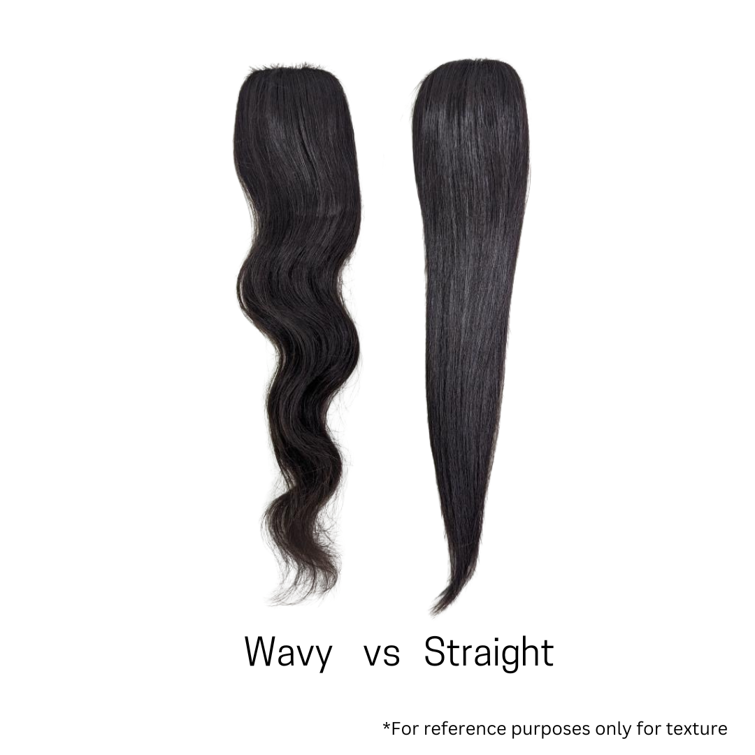 3 Set Hair Extensions Natural Black