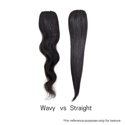 3 Set Hair Extensions Natural Black