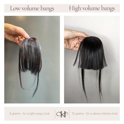 Clip on Bangs Natural Black