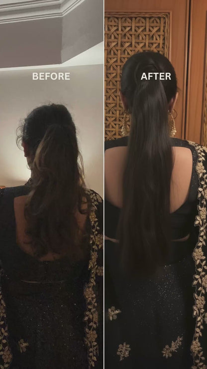 Ponytail Extensions Wrap Around Natural Black